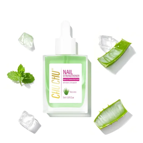 CHUCHU Fortalecedor de aceite para cutículas de uñas, tratamiento hidratante de reparación de aroma de aloe vera, jojoba natural vitamina B y E para