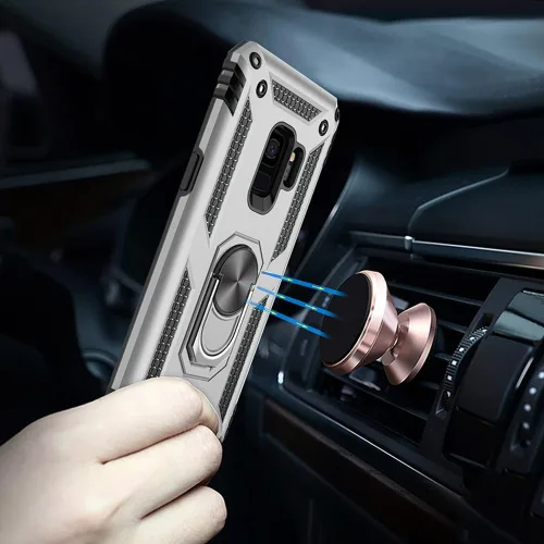 Miniatura 5 de Funda para Samsung Galaxy S9, Galaxy S9, [grado militar de 16 pies a prueba de caídas], anillo a prueba de golpes para Samsung Galaxy S9, verde