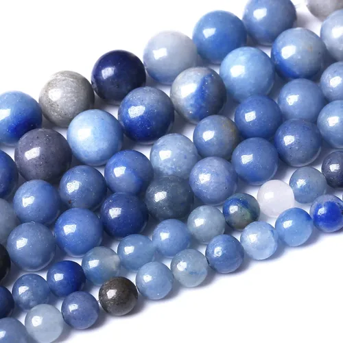 Miniatura 15 de 36 PIEZAS Cuentas de Malaquita Roja de 10 MM, Cuentas Redondas Sueltas de Gema Natural para Hacer Joyería 38 cm
