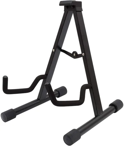EASTROCK Soporte de guitarra profesional portátil negro trípode ajustable con marco A para guitarra acústica, múltiples guitarras para guitarra