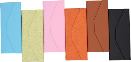 Miniatura 34 de Real Sic Funda para lentes de sol para hombres y mujeres, soporte magnético plegable para lentes de sol, inspirado en el color sólido
