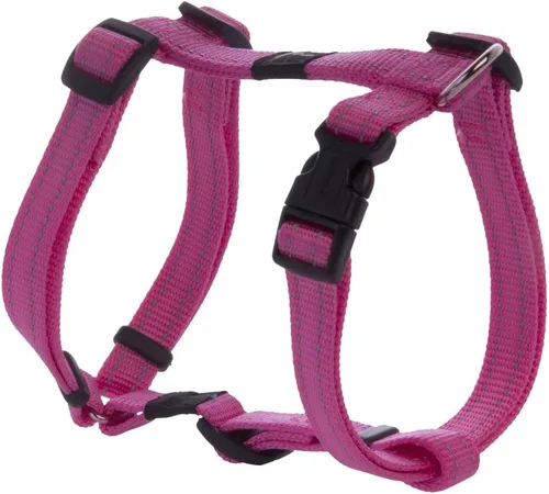 Miniatura 8 de Arnés reflectante ajustable para perros pequeños a medianos; collar y correa a juego disponibles, negro