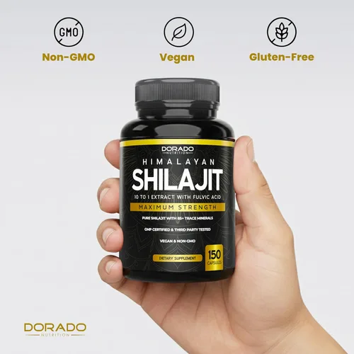Miniatura 7 de Cápsulas de Shilajit con más de 85 oligoelementos (Suministro para 75 días, 1000mg de extracto por porción) Shilajit del Himalaya para hombres