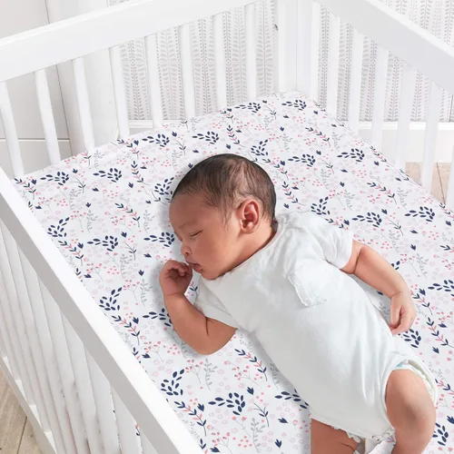 Miniatura 7 de Lambs & Ivy Forever Friends - Juego de ropa de cama de 4 piezas, color azul, rosa