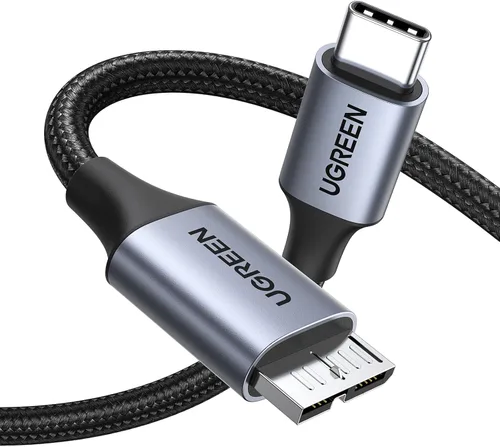 Miniatura 8 de UGREEN 10 Gbps Cables de disco duro Micro B a USB C, 3.3 pies USB C a Micro B, cable de disco duro externo compatible con MacBook Pro/Air