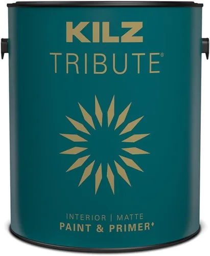Miniatura 22 de KILZ TRIBUTE Pintura e imprimación, para interiores, semibrillante, Vintage Indigo, 1 galón Índigo Victoria