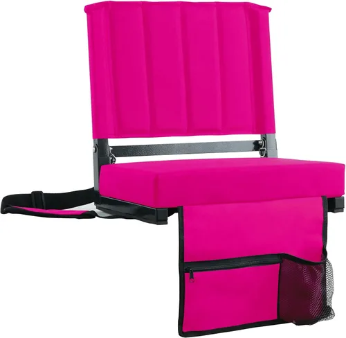 Miniatura 20 de SPORT BEATS Stadium Seats with Back Support Bleacher Chairs with Back and Cushion Thick Padded Bleacher Seats Includes Shoulder Strap
