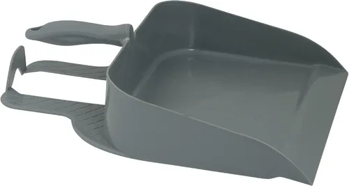 Miniatura 13 de Superio Recogedor con clip con borde de goma, bandeja de plástico duradero de 11 pulgadas de ancho con mango de agarre cómodo