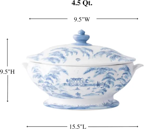 Miniatura 6 de Juliska Sopera Country Estate con tapa - Azul Delft