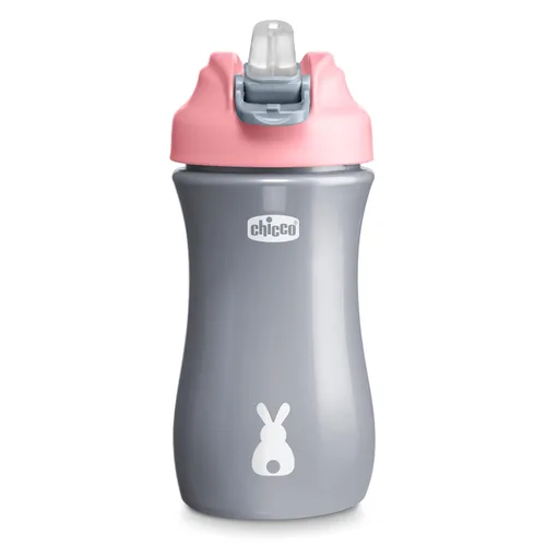 Miniatura 11 de Chicco Vaso para sorber de boquilla suave de 18 meses, botella de agua para niños pequeños de 12 onzas con diseño antiderrames, mango de fácil Verde