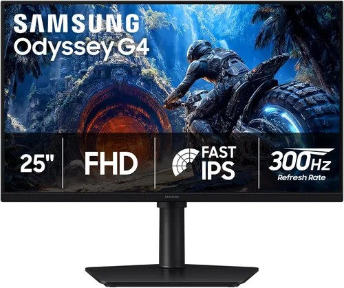 Miniatura 18 de SAMSUNG Odyssey G4 Series Monitor de videojuegos FHD de 25", IPS, 240Hz, 1ms, compatible con G-Sync, AMD FreeSync Premium, HDR10, vista ultraancha