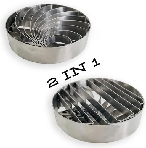Miniatura 3 de Molde de pan mexicano hecho de acero inoxidable de 4.1 pulgadas, sello de concha, molde de dos caras para Pan Dulce Mexicano Cortadora de Pan