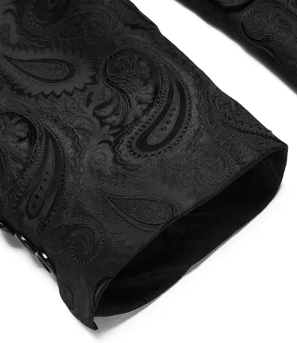 Miniatura 6 de COOFANDY Chaqueta de Esmoquin Floral para Hombre con Solapa de Chal Paisley, Chaqueta Blazer para Cena, Baile de Graduación, Boda