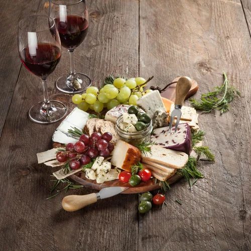 Miniatura 5 de Twine Cuchillos de queso gourmet – Juego de cuchillos de acero inoxidable – Herramientas de charcutería accesorios para tabla de quesos – Acero