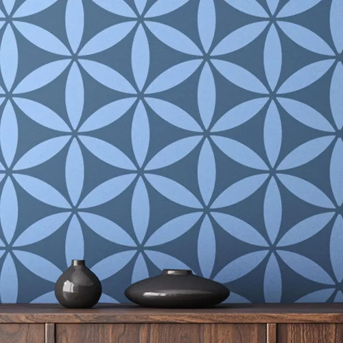 STENCILOGY® / NILE - Plantilla de pared XL de 23 x 38 pulgadas, plantilla de flor de la vida, plantillas de pared grandes para pintar, Plantillas