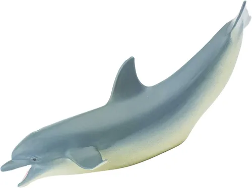 Miniatura 6 de Safari Ltd. Figura de delfín nariz de botella, figura detallada de plástico de 5 pulgadas, divertido juguete educativo para niños, niñas y niños a