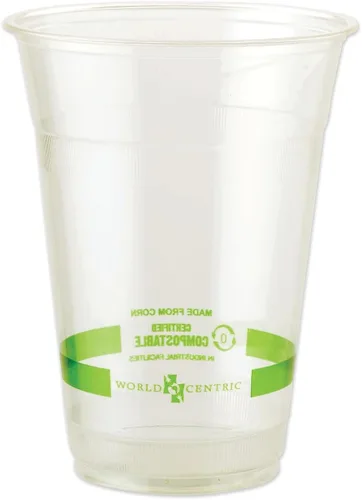 World Centric CP-CS-9Q - Vasos Ingeo 100 % compostables