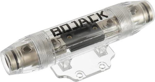 Miniatura 8 de BOJACK 300A Portafusible ANL en línea con fusible de 300 amperios, instalación segura en línea para cables de 0/2/4 AWG, diseño duradero niquelado