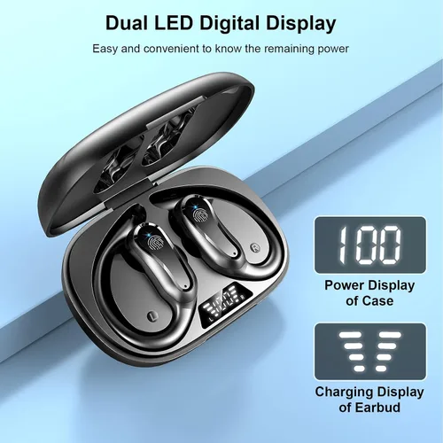 Miniatura 2 de Auriculares para Xiaomi Redmi Note 9 Pro Max Bluetooth 5.1 con pantalla digital LED dual 42 horas de reproducción, IP7 impermeable auriculares
