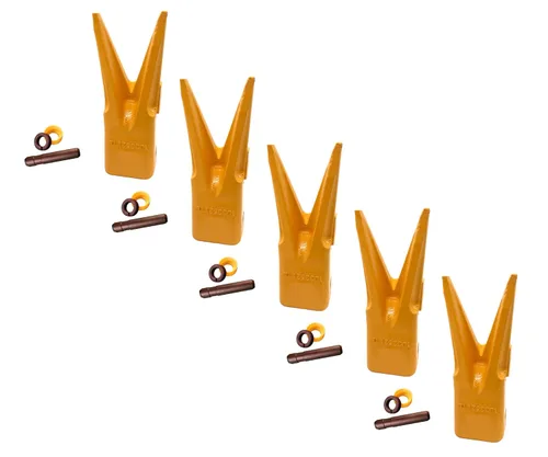 Miniatura 8 de Cubo de excavadora Twin Sharp Rock Diente con pasador, 1U3352WTL, se adapta a adaptadores Caterpillar J350 Series (1)