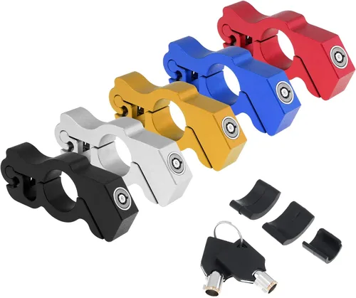 Miniatura 8 de Windance Cerradura antirrobo para motocicleta,Bloqueo de freno delantero de alta resistencia,Protección de manillar de freno de embrague con agarre