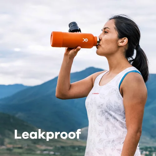 Miniatura 2 de Hydro Flask - Termo de tapa Flex estándar, negro, 532 ml