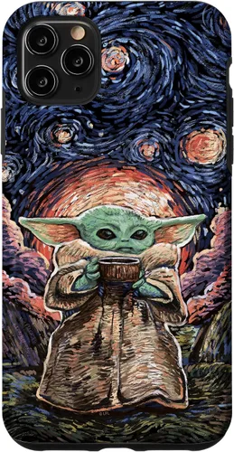 Miniatura 13 de Star Wars: The Mandalorian The Child Starry Night Style - Carcasa para iPhone 17
