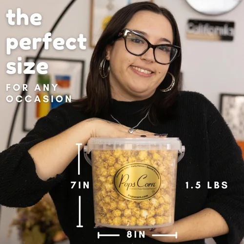 Miniatura 3 de ¡Palomitas de caramelo y queso mezcladas! Mezcla de Chicago, mezcla Windy City, palomitas gourmet dulces y saladas. ¡Cómelas juntas!