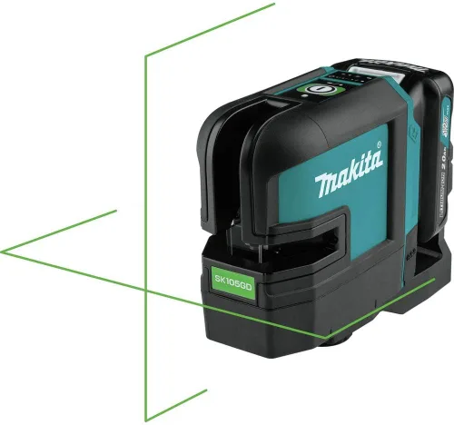 Miniatura 7 de Makita SK105GDNAX Kit láser de haz verde de línea cruzada autonivelante inalámbrico de iones de litio CXT® de 12 V máx. (2.0 Ah)