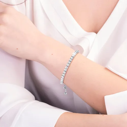 Miniatura 5 de Devin Rose 8 Cttw Cubic Zirconia Adjustable Bolo Bracelet for Women 4mm - 6mm
