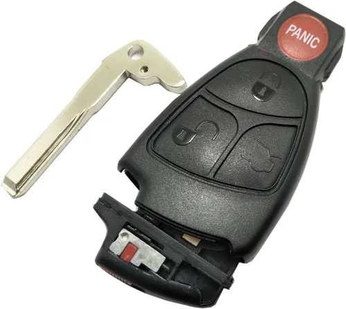 Miniatura 3 de Horande Funda de reemplazo para llavero de Mercedes Benz Clase C, CLK, CLS, Clase E, Clase G, Clase SLK, Clase AMG C320, llave sin llave con mando a