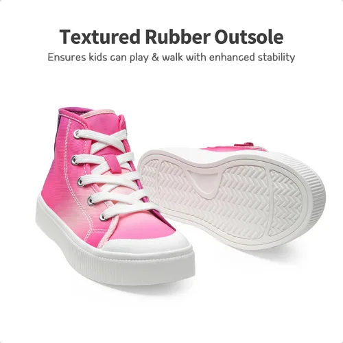 Miniatura 4 de DREAM PAIRS Zapatos deportivos de lona para niños y niñas, zapatos casuales para caminar