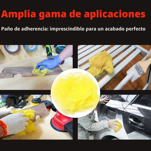 Miniatura 6 de S&F STEAD & FAST Paño de pintor adhesivo para carpintería, pintura, pegajoso, trapos antiestáticos para automoción, lijado, limpieza, desempolvado