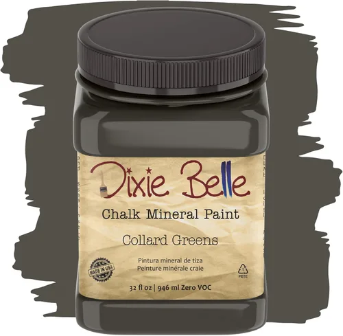 Miniatura 68 de Dixie Belle Paint Company - Pintura con acabado de tiza para muebles, color negro (Caviar), 1 galón, 128 fl oz, pintura mineral color rosa intenso