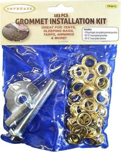Miniatura 8 de DOVETAIL Juego de herramientas para ojales de 103 piezas Ojales de 0.5 pulgadas (0.5 in) Ideal para reparaciones profesionales Herramienta