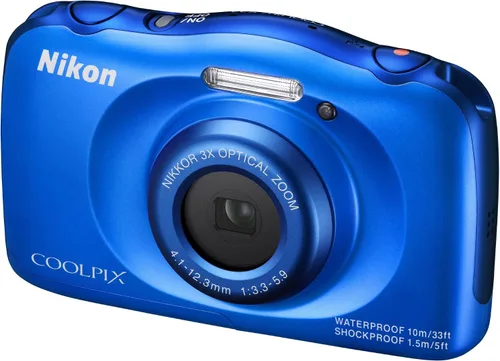 Miniatura 3 de Nikon COOLPIX S33 Cámara digital impermeable (azul) - Versión internacional