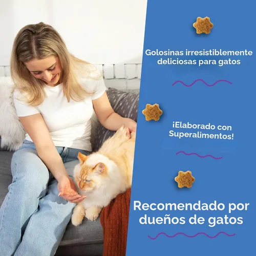 Miniatura 3 de Sorpresas crujientes de frutas para gatos Saludables sorpresas para gatos con ingredientes limitados Bajas en calorías 2.5 onzas