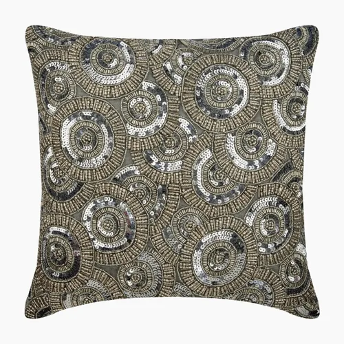 Miniatura 22 de The HomeCentric Funda de cojín para silla, fundas de almohada decorativas de 22 x 22 pulgadas (21.7 x 21.7 in), color plateado, fundas de almohada