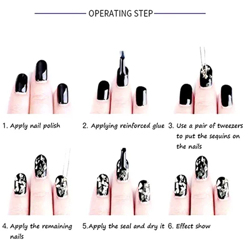 Miniatura 8 de Polvo de uñas láser de 12 colores, pigmentos holográficos con purpurina de camaleón, cromado, diseño de uñas, para mujeres y niñas, consejos