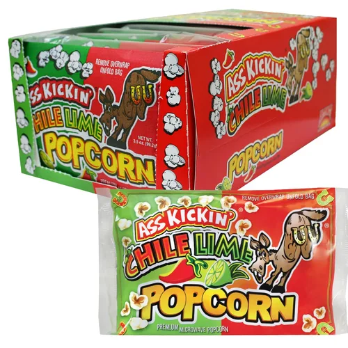 Miniatura 13 de KICKIN' Carolina Reaper - Palomitas de maíz para microondas con pimienta – Paquete de 6 – Palomitas de maíz gourmet picantes – Son una gran