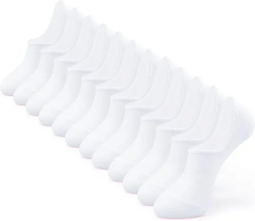 IDEGG Calcetines invisibles para mujeres y hombres, de corte bajo al tobillo, cortos, antideslizantes, atléticos, para correr, novedosos,