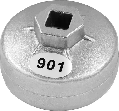 Road Passion Llave de filtro de aceite 901 Cap 1/2 "Square Drive Filtro de aceite Herramientas Removel Filtro Llave Llave Herramienta de mano