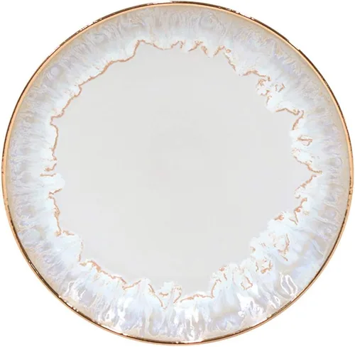 Miniatura 9 de Casafina Plato de cerámica de cerámica de 11 pulgadas, colección Taormina, aguamarina, apto para microondas y lavavajillas, acristalamiento seguro