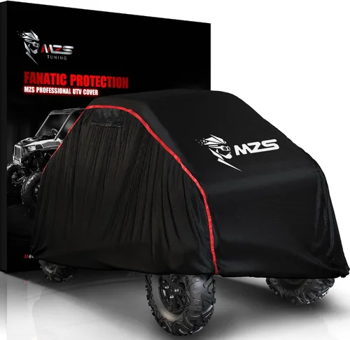 Miniatura 8 de MZS Cubierta UTV de 2 plazas, resistente al agua, cubierta lateral a lado, protección para todo tipo de clima, para uso al aire libre, UTV cubiertas