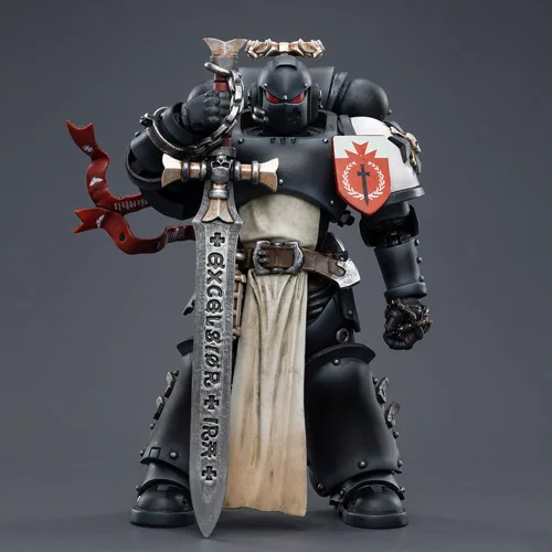 Miniatura 6 de JOYTOY 1/18 Warhammer 40,000 Figura de acción Black Templars The Emperors Champion Rolantus Collection