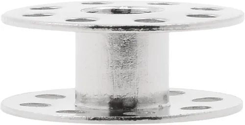 Miniatura 3 de Mandala Crafts Bobinas vacías SA155 para máquina de coser Brother, 36 bobinas de plástico de metal para máquina de coser Singer - Bobinas