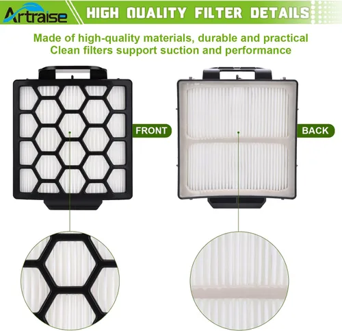 Miniatura 4 de Artraise Filtro de repuesto para Shark NV255 NV251 NV150 NV151 ZU62 ZU62C ZU60 ZU102 ZU51 Navigator Zero-M Cepillo autolimpiante Pet Pro Aspiradora
