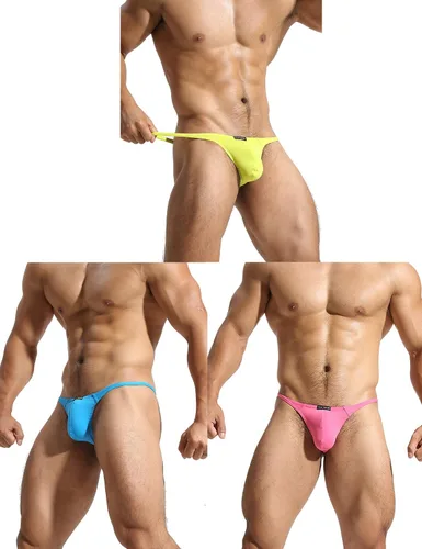 Miniatura 4 de Azcode Tangas con espalda en T para hombre, sexy, de tiro bajo, tangas