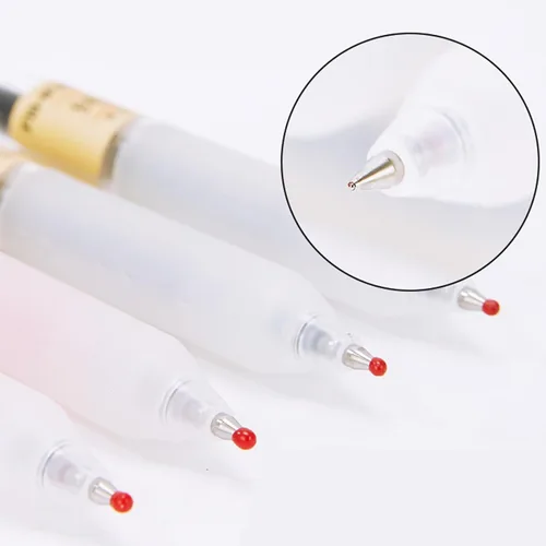 Miniatura 4 de 12 piezas, bolígrafos de gel de 0,5 mm, bolígrafos retráctiles, bolígrafos negros de 0,5 mm de punta fina, estilo de bolígrafo de gel japonés
