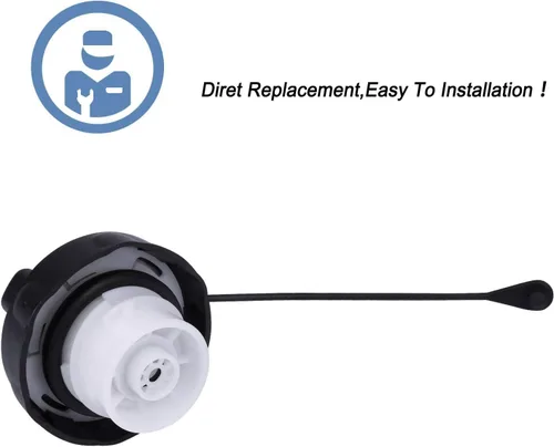 Miniatura 3 de Tapa de llenado del depósito de combustible, tapa de gasolina compatible con Jeep Wrangler JK 2003-2018, Jeep Wrangler TJ 2003-2006, repuesto #